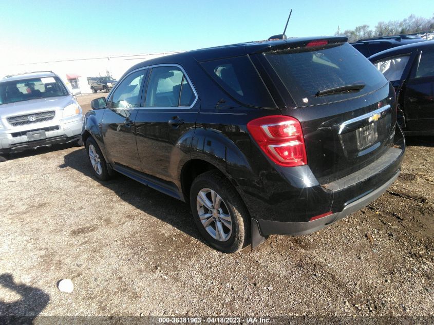 2016 CHEVROLET EQUINOX LS - 2GNALBEK3G1165869