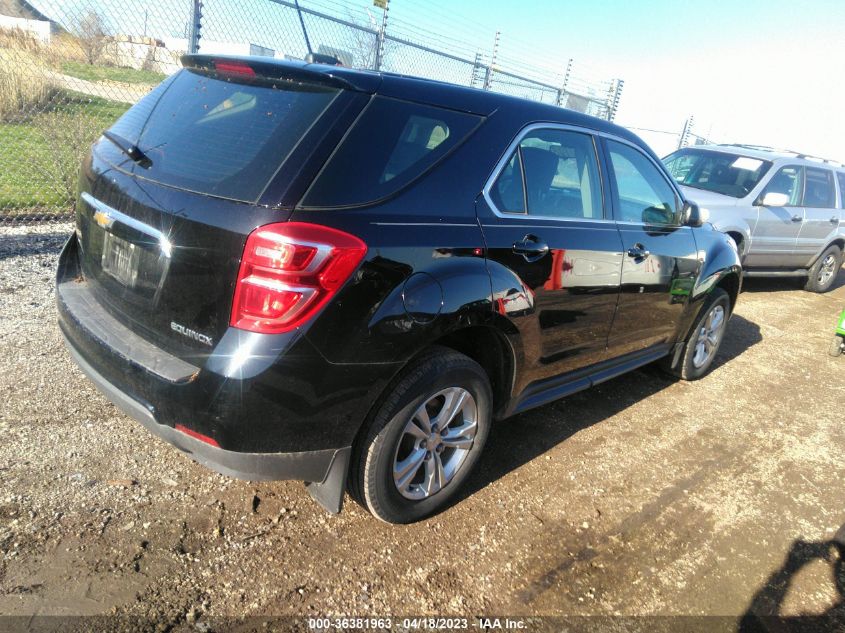 2016 CHEVROLET EQUINOX LS - 2GNALBEK3G1165869
