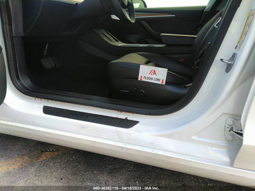VIN 5YJ3E1EB0NF193077 2022 TESLA MODEL 3 LONG RANGE