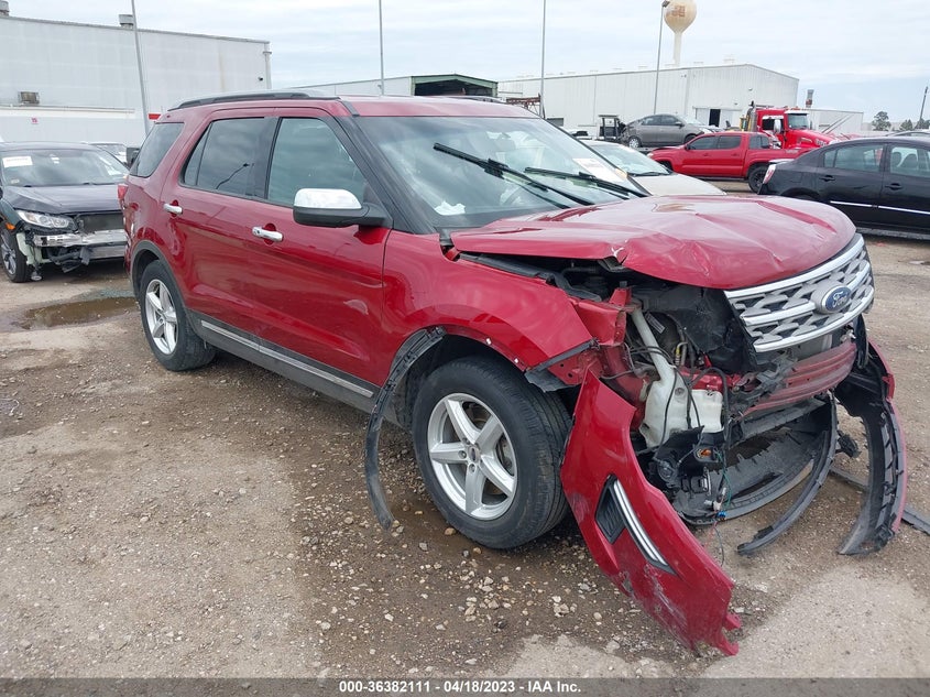 VIN 1FM5K7D86JGA88291 2018 FORD EXPLORER XLT
