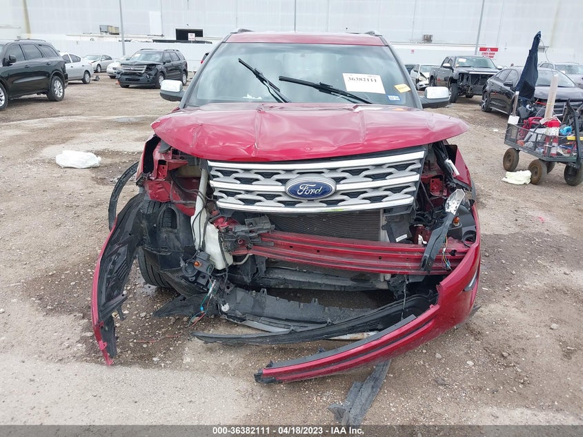 VIN 1FM5K7D86JGA88291 2018 FORD EXPLORER XLT