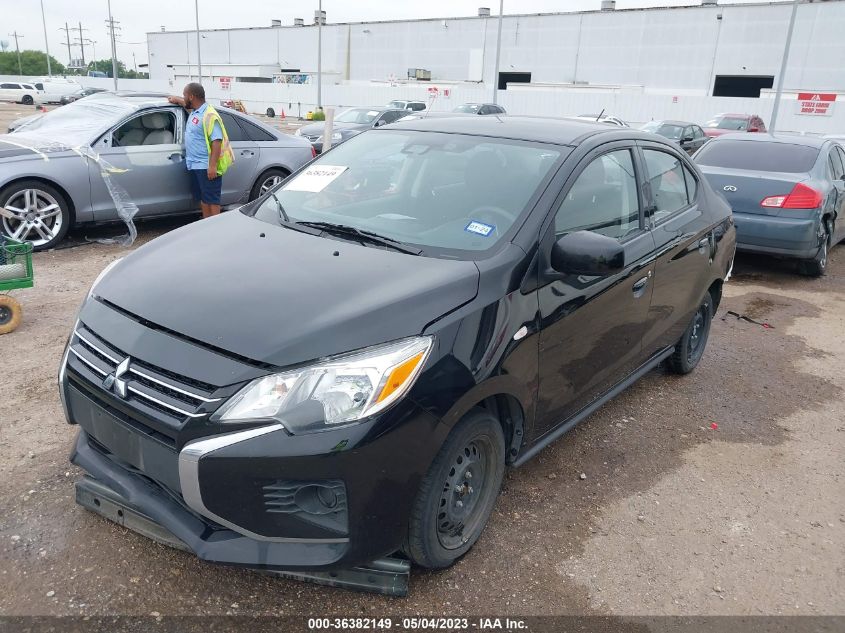 2022 MITSUBISHI MIRAGE G4 ES/LE/BLACK EDITION - ML32FUFJ2NHF01243