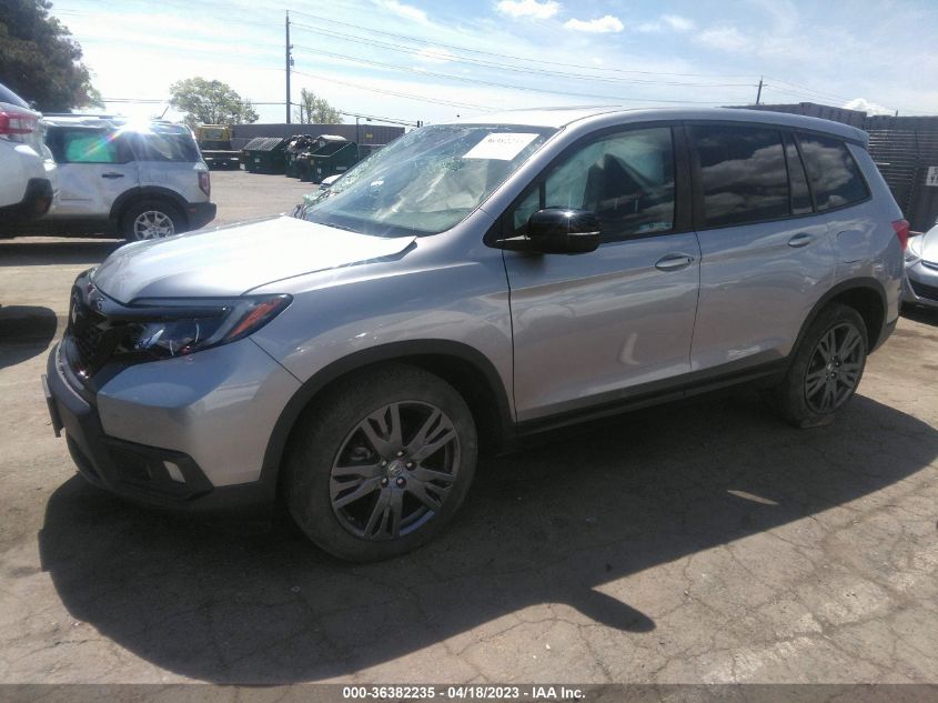 2020 HONDA PASSPORT EX-L 5FNYF7H55LB006537