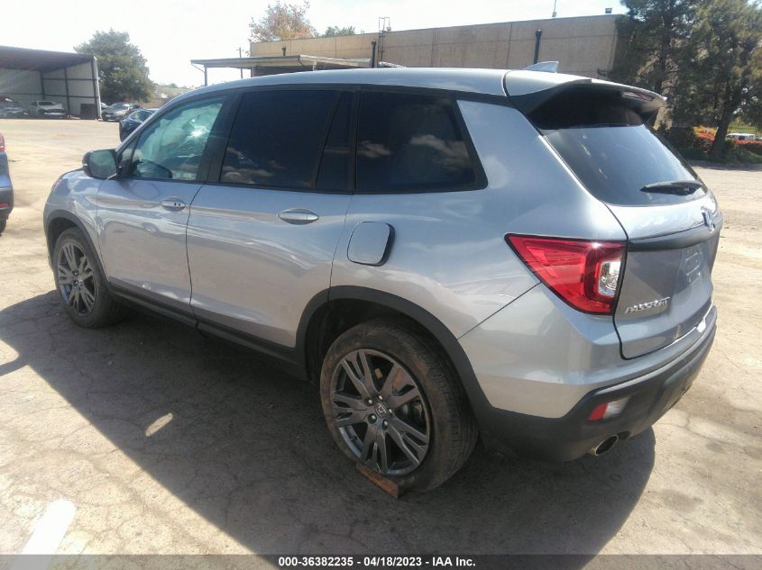 2020 HONDA PASSPORT EX-L 5FNYF7H55LB006537