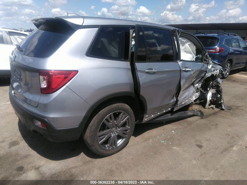 2020 HONDA PASSPORT EX-L 5FNYF7H55LB006537