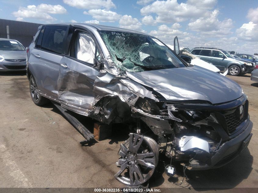 2020 HONDA PASSPORT EX-L 5FNYF7H55LB006537