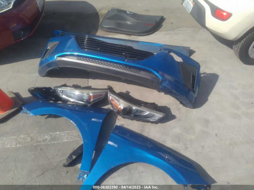 2017 HYUNDAI IONIQ HYBRID BLUE - KMHC65LC7HU056578