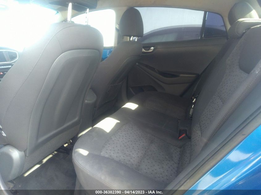 2017 HYUNDAI IONIQ HYBRID BLUE - KMHC65LC7HU056578