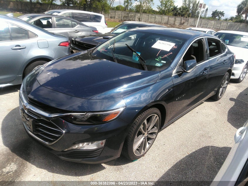 VIN 1G1ZD5ST9NF138259 2022 CHEVROLET MALIBU LT