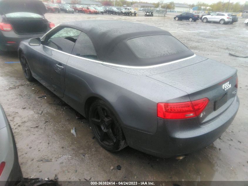 2013 AUDI A5 PREMIUM PLUS - WAULFAFH1DN009648