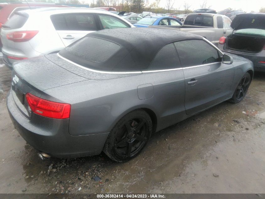 2013 AUDI A5 PREMIUM PLUS - WAULFAFH1DN009648