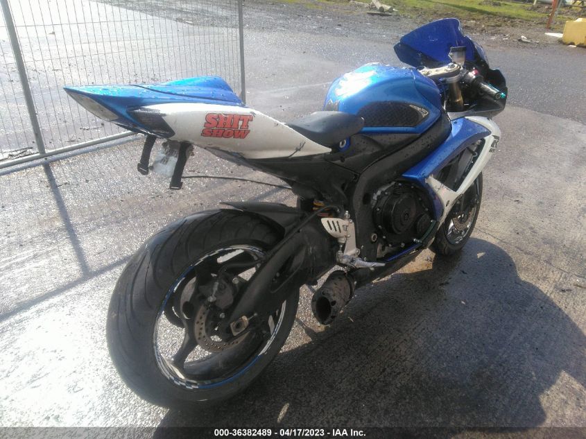 2007 SUZUKI GSX-R600 - JS1GN7DA772101282