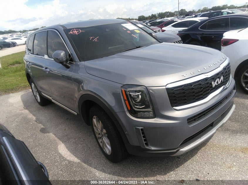 VIN 5XYP24HC8NG239313 2022 KIA TELLURIDE LX