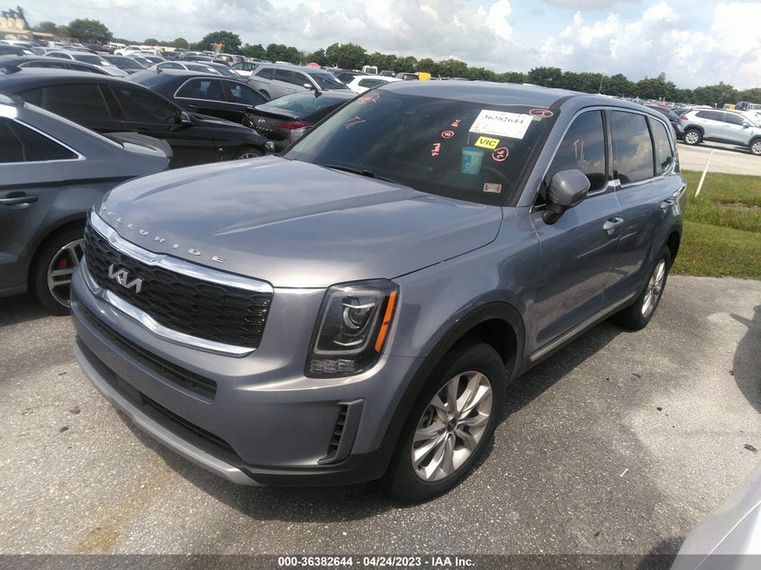 VIN 5XYP24HC8NG239313 2022 KIA TELLURIDE LX