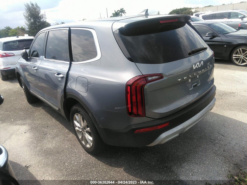 VIN 5XYP24HC8NG239313 2022 KIA TELLURIDE LX