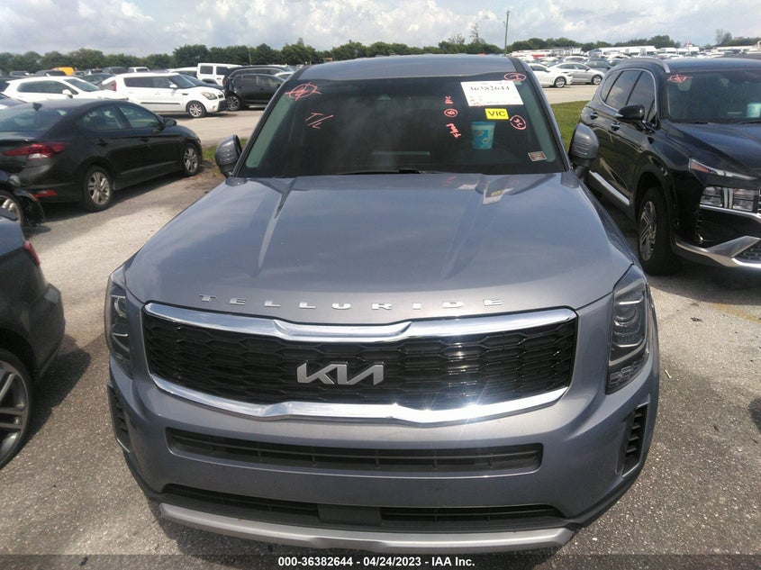 VIN 5XYP24HC8NG239313 2022 KIA TELLURIDE LX