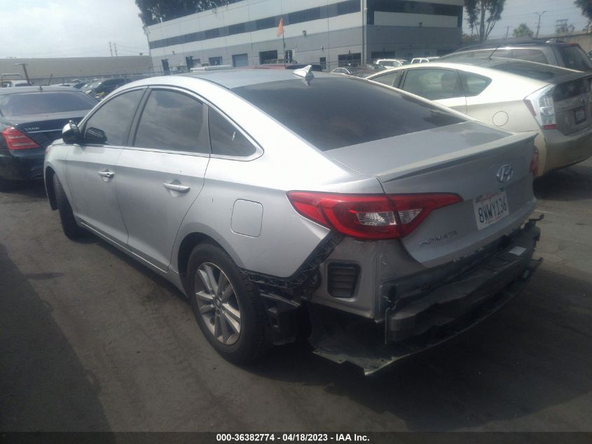 2016 HYUNDAI SONATA 2.4L SE - 5NPE24AF4GH377082