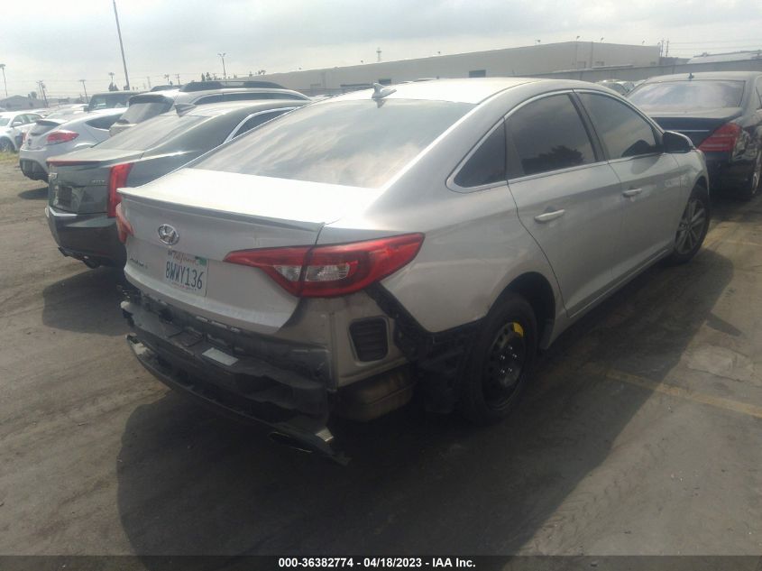 2016 HYUNDAI SONATA 2.4L SE - 5NPE24AF4GH377082