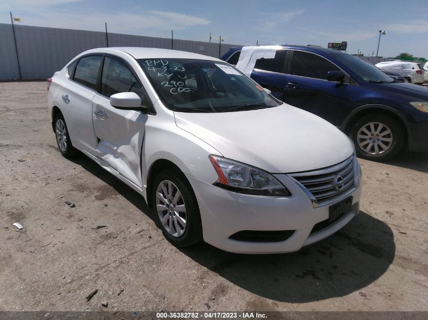 2014 NISSAN SENTRA S/FE+ S/SV/FE+ SV/SR/SL - 3N1AB7AP8EL652901