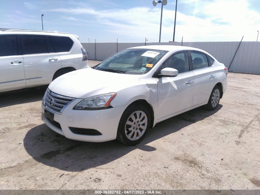 2014 NISSAN SENTRA S/FE+ S/SV/FE+ SV/SR/SL - 3N1AB7AP8EL652901
