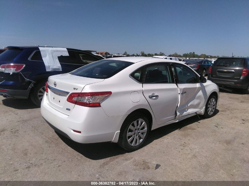 2014 NISSAN SENTRA S/FE+ S/SV/FE+ SV/SR/SL - 3N1AB7AP8EL652901