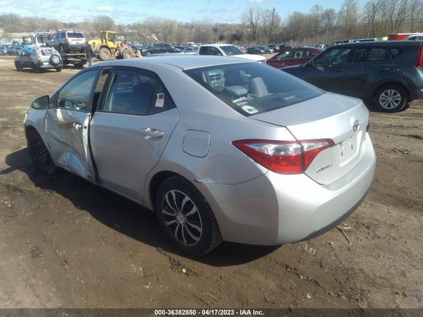 2015 TOYOTA COROLLA L/LE/S/S PLUS/LE PLUS - 5YFBURHE9FP271428