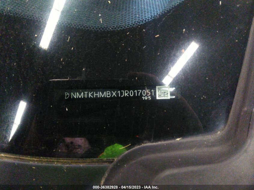2018 TOYOTA C-HR XLE - NMTKHMBX1JR017051