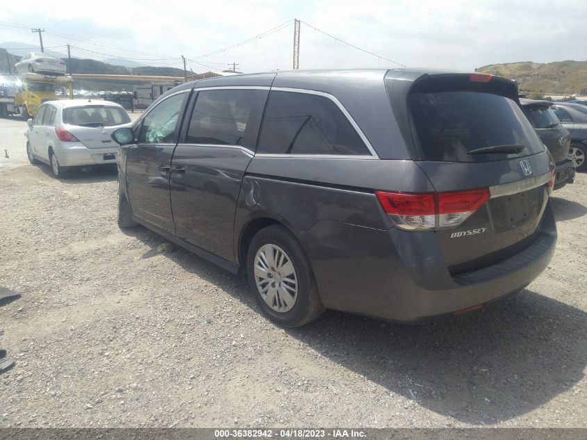 2016 HONDA ODYSSEY LX - 5FNRL5H25GB168892