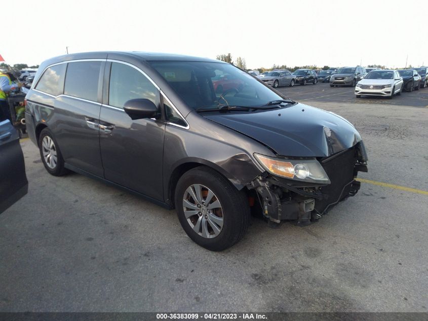 2015 HONDA ODYSSEY EX-L - 5FNRL5H67FB128654