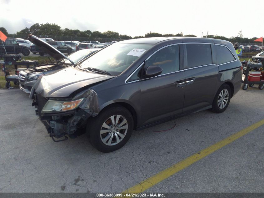 2015 HONDA ODYSSEY EX-L - 5FNRL5H67FB128654