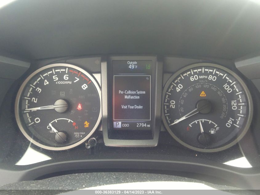 2023 TOYOTA TACOMA 4WD SR/SR5/TRD SPORT - 3TMCZ5AN8PM548863