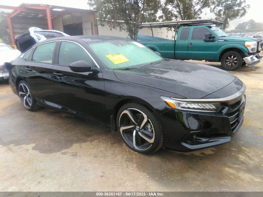 2022 HONDA ACCORD SEDAN SPORT - 1HGCV2F30NA025012