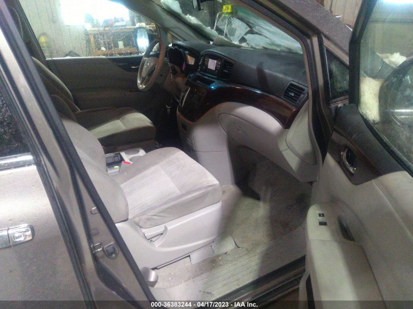 2014 NISSAN QUEST SV - JN8AE2KP0E9105107