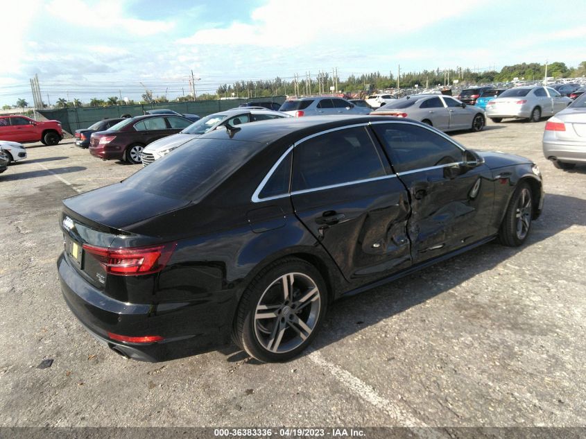2018 AUDI A4 PREMIUM PLUS - WAULMAF4XJN018525
