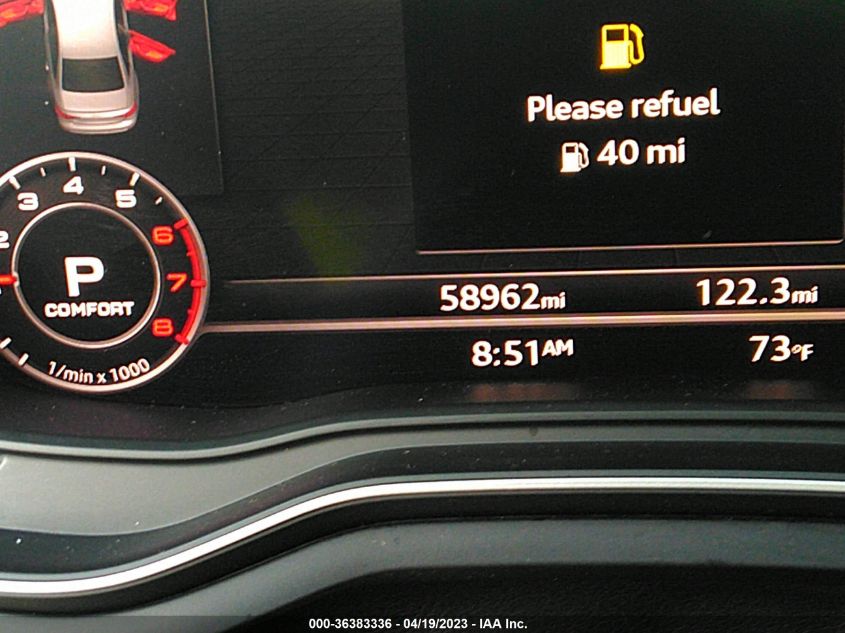 2018 AUDI A4 PREMIUM PLUS - WAULMAF4XJN018525