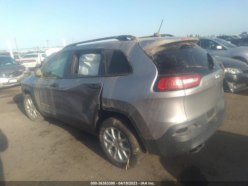 VIN 1C4PJLAB6HW653311 2017 JEEP CHEROKEE SPORT