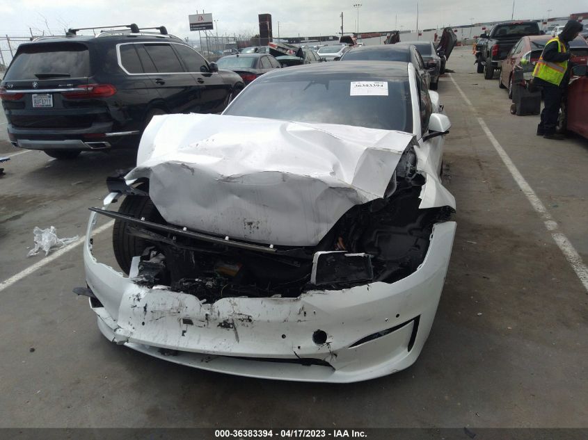 2022 TESLA MODEL S - 5YJSA1E56NF493515