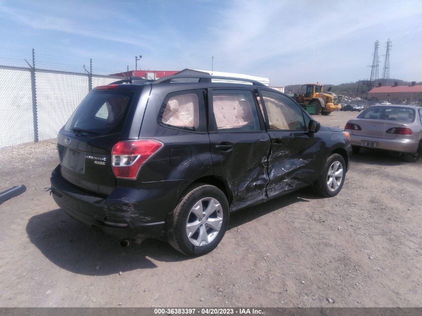 2016 SUBARU FORESTER 2.5I - JF2SJABC2GH420343