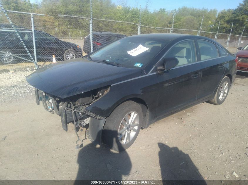2015 HYUNDAI SONATA 2.4L SE - 5NPE24AF5FH138011
