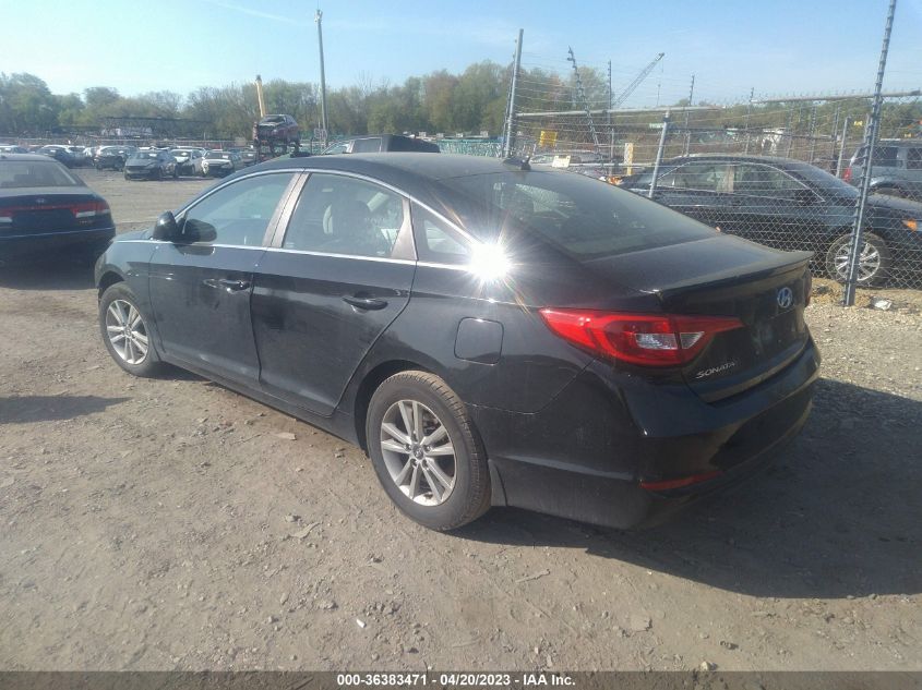 2015 HYUNDAI SONATA 2.4L SE - 5NPE24AF5FH138011