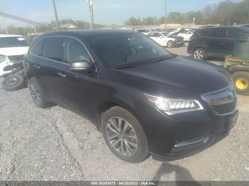 2014 ACURA MDX TECH PKG - 5FRYD4H46EB016362