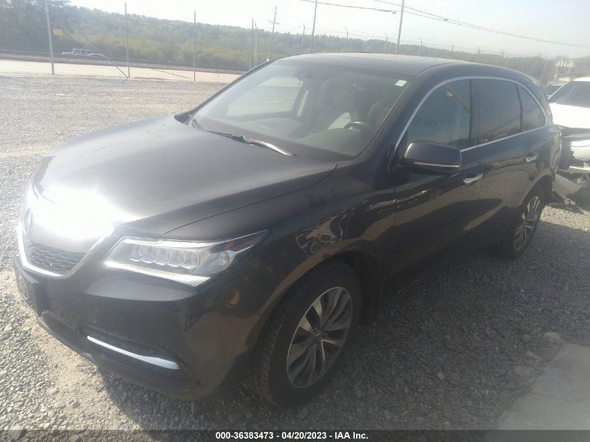 2014 ACURA MDX TECH PKG - 5FRYD4H46EB016362