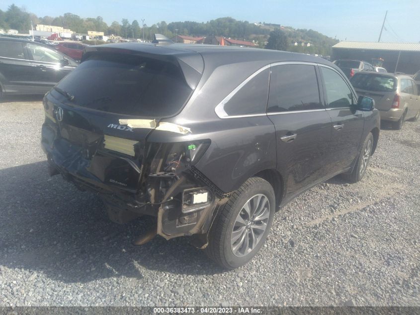 2014 ACURA MDX TECH PKG - 5FRYD4H46EB016362