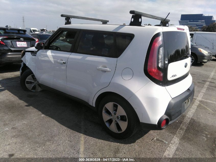 2016 KIA SOUL BASE - KNDJN2A27G7318667