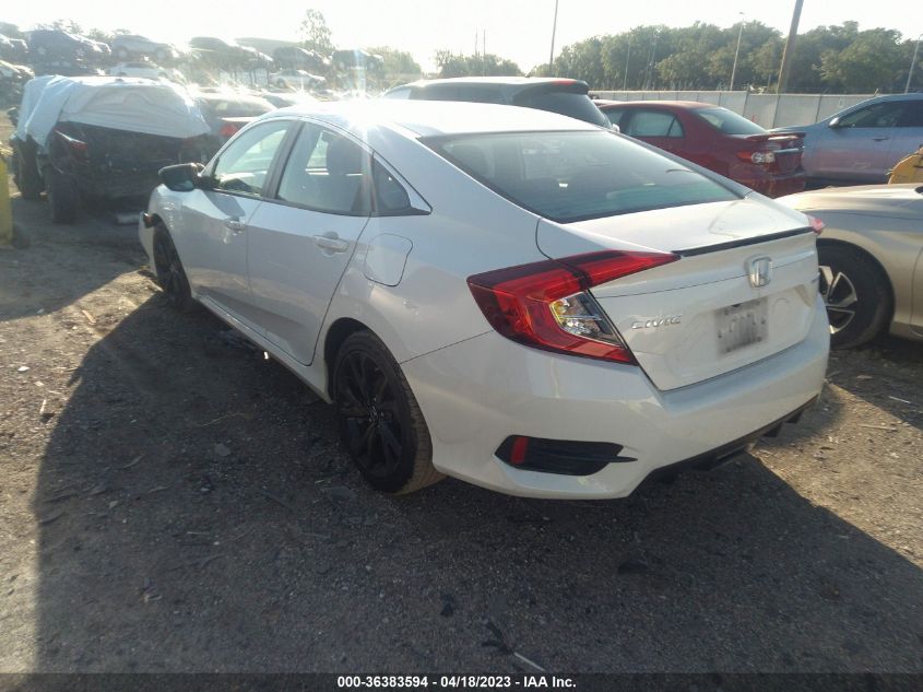 2019 HONDA CIVIC SEDAN SPORT - 2HGFC2F86KH600953