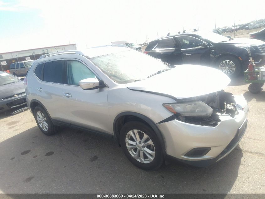 2015 NISSAN ROGUE SV - KNMAT2MV3FP503292