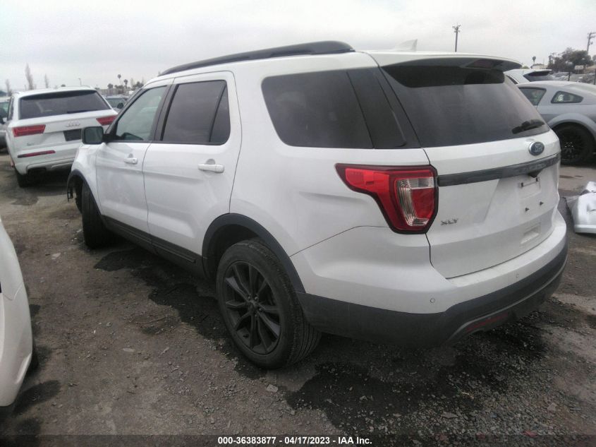 2017 FORD EXPLORER XLT - 1FM5K7D86HGD99620