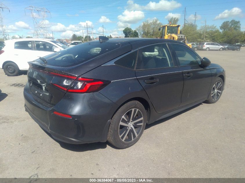 2022 HONDA CIVIC HATCHBACK LX - 19XFL2H53NE007438