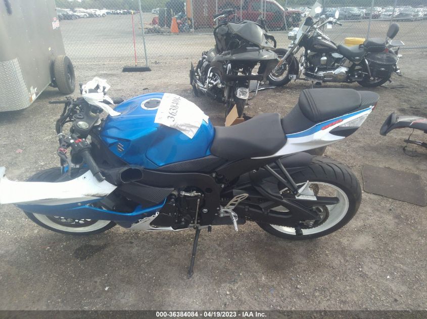 2013 SUZUKI GSX-R600 - JS1GN7FAXD2102659