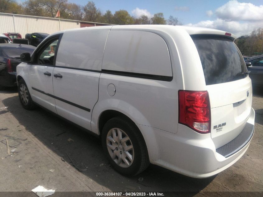2014 RAM CARGO VAN TRADESMAN 2C4JRGAG1ER204804